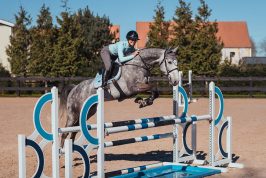 Equestrian Stockholm Jump Ice Blue Pearls