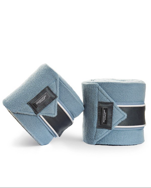 Equestrian Stockholm Fleece bandages Steel Blue
