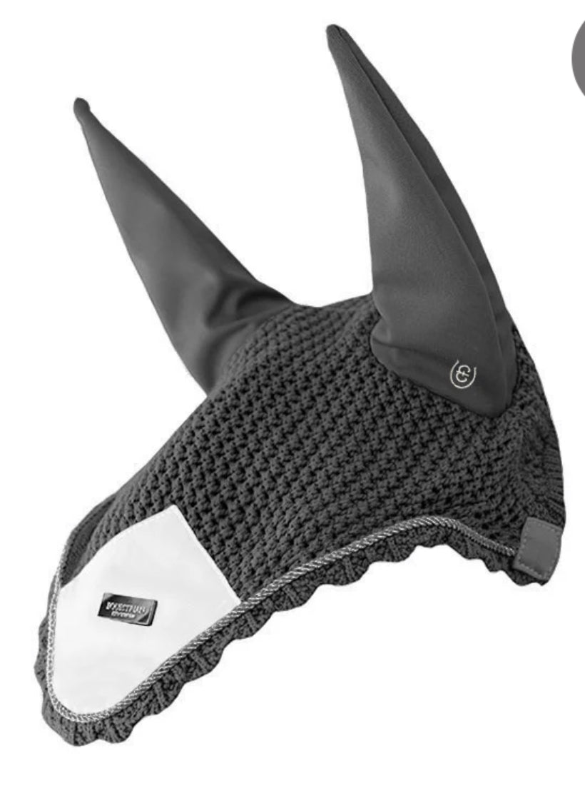 Equestrian Stockholm Ear Bonnet Silver Cloud