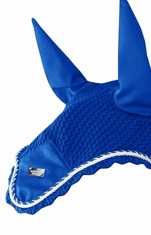 Equestrian Stockholm Ear Bonnet Sapphire