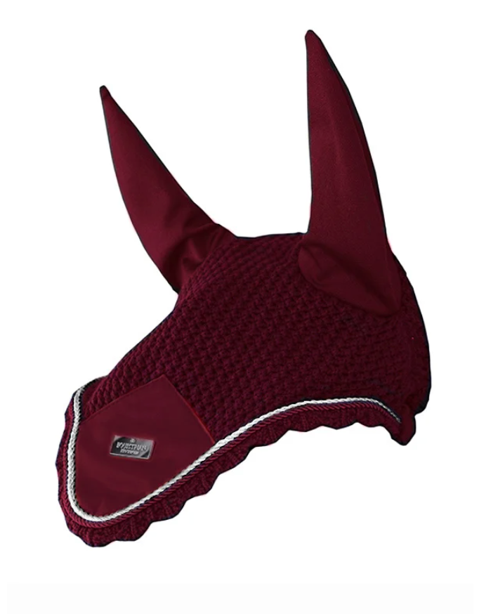 Equestrian Stockholm Ear Bonnet Bordeaux