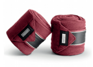 Equestrian Stockholm Fleece Bandages Winter Rose
