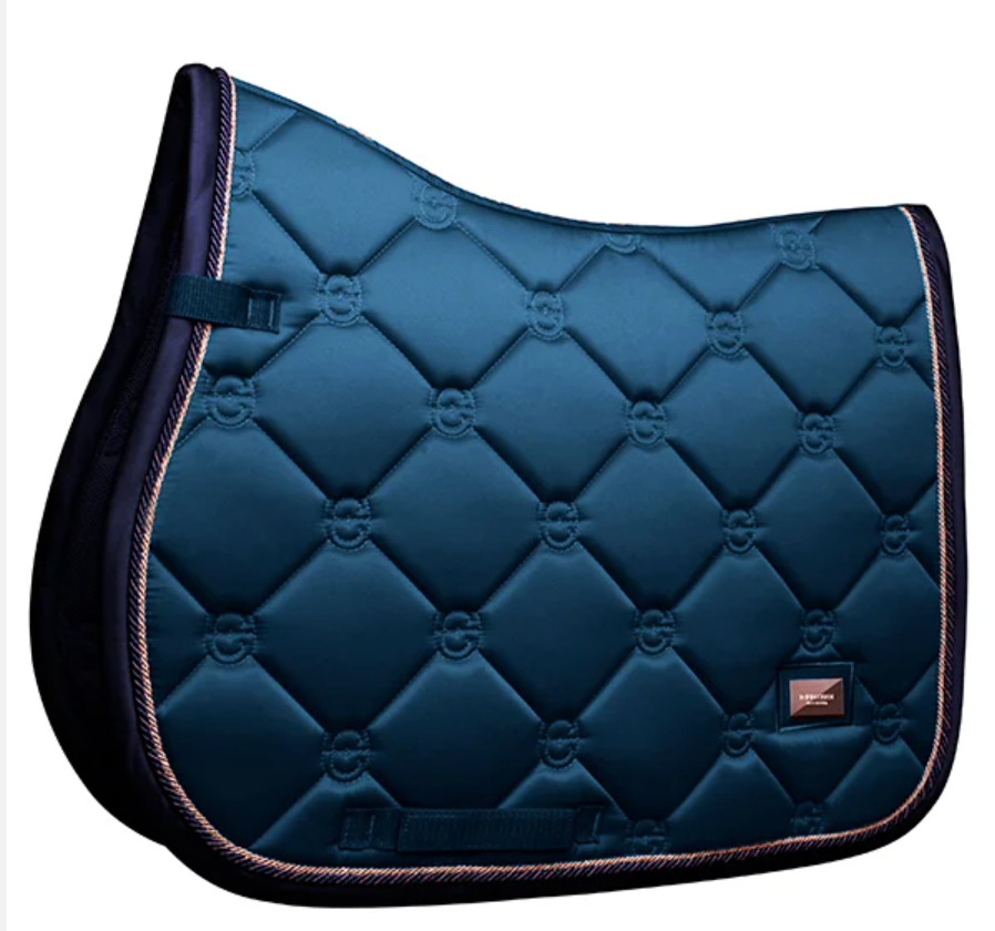 Monaco Blue jump saddle pad