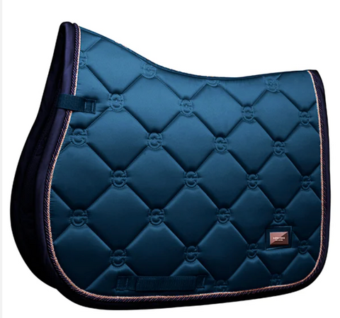 Monaco Blue jump saddle pad